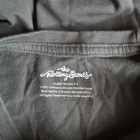 Iconic Rolling Stones Gray T Shirt Unisex - Picture 3 of 4